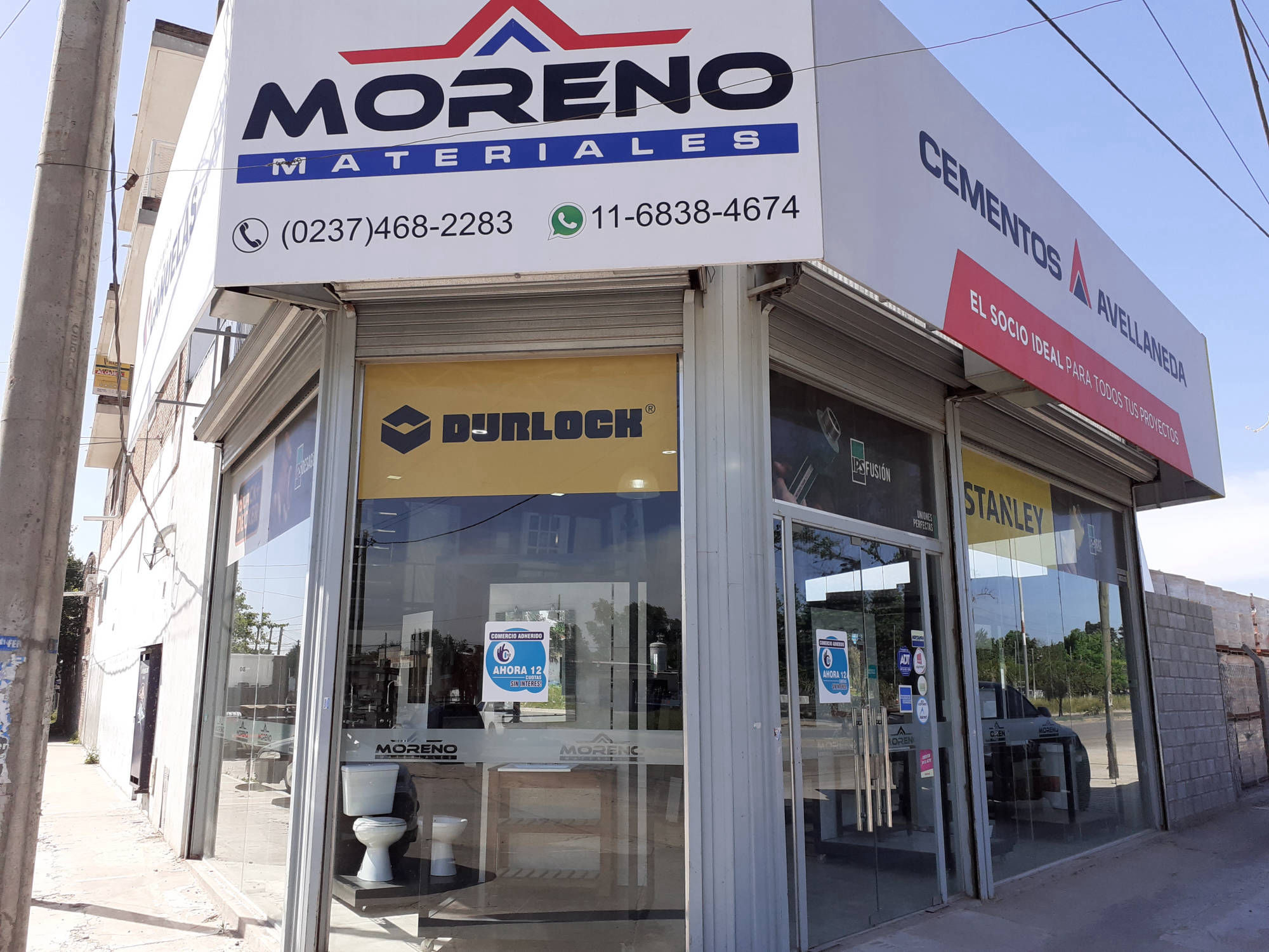 Área de depósito y logística de Materiales Moreno