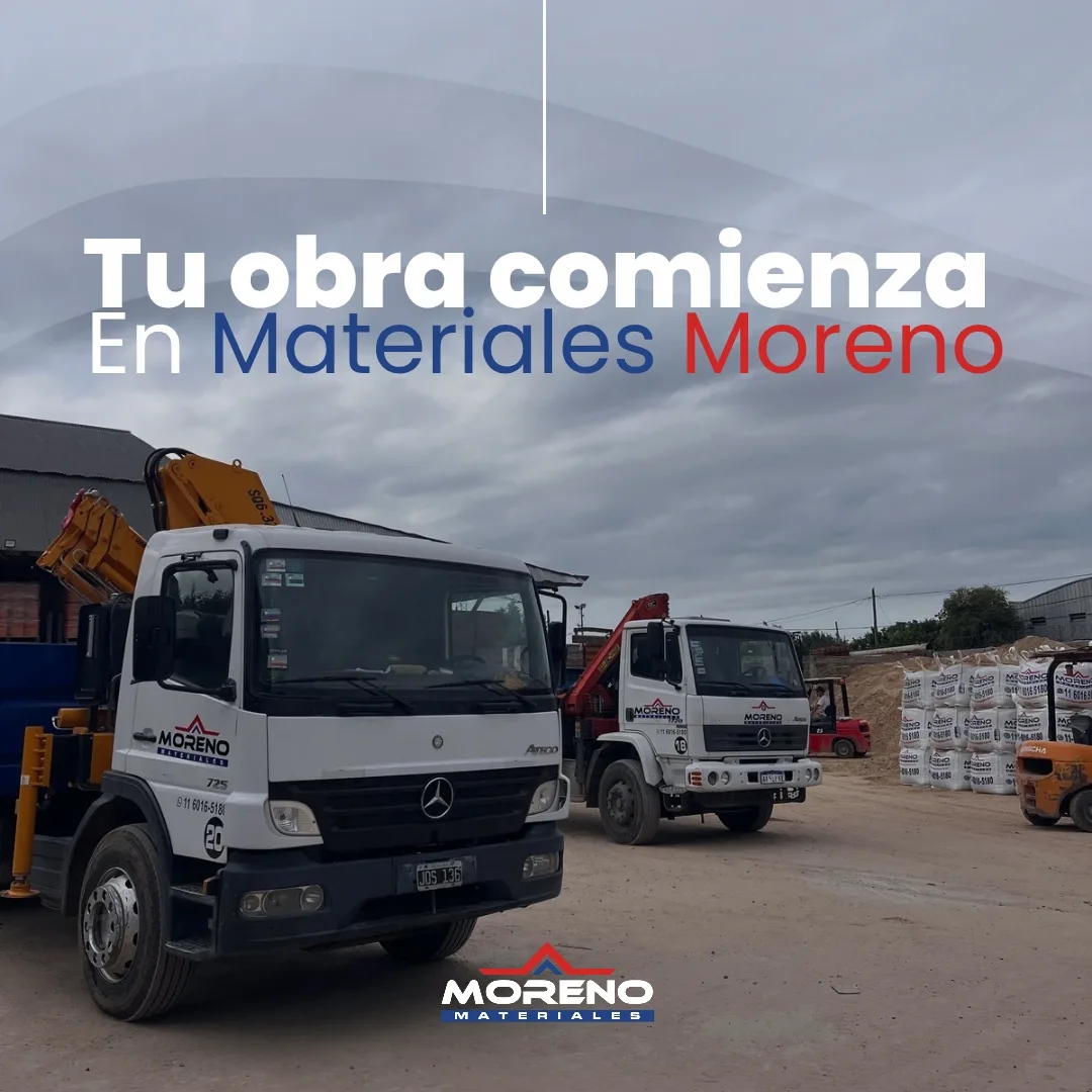 Todo proyecto comienza en Materiales Moreno, primera placa